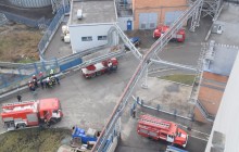 В Николаевском морпорту произошел пожар (фото, видео)