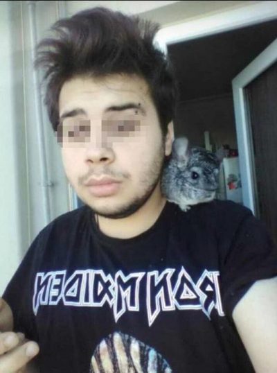 The suspect is Hüsnü Can Ç., 20 / Photo from facebook.com/Vyacheslav.Abroskin