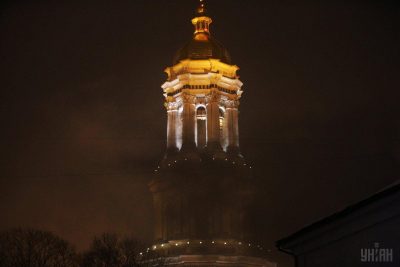 Pictures Fire at Kyiv-Pechersk Lavra monastery 14 January 2019