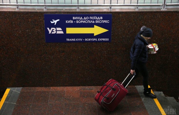 УЗ повідомила про рекордний потік пасажирів в експресах до «Борисполя»