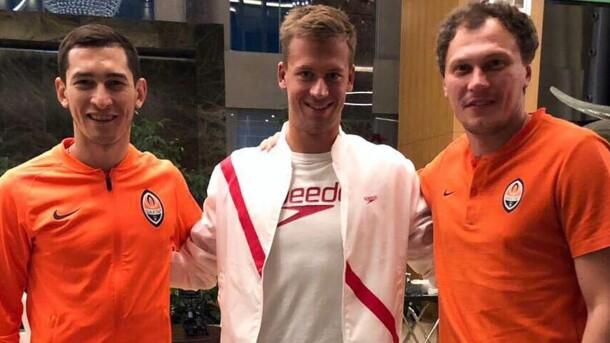 Романчук пообщался с лидерами донецкого "Шахтера" / shakhtar.com Романчук пообщался с лидерами донецкого "Шахтера" / shakhtar.com