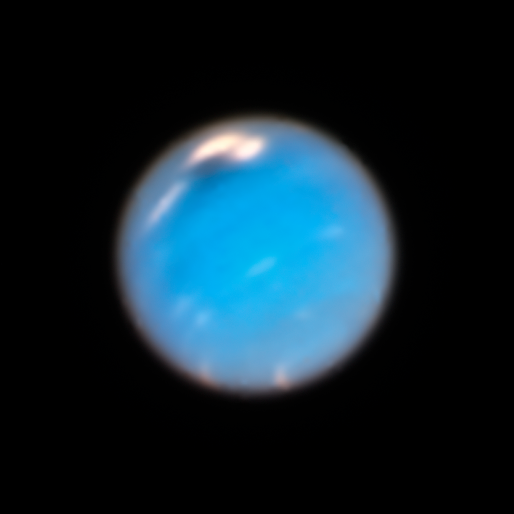 На снимке Нептуна виден темный антициклон / фото hubblesite.org На снимке Нептуна виден темный антициклон / фото hubblesite.org