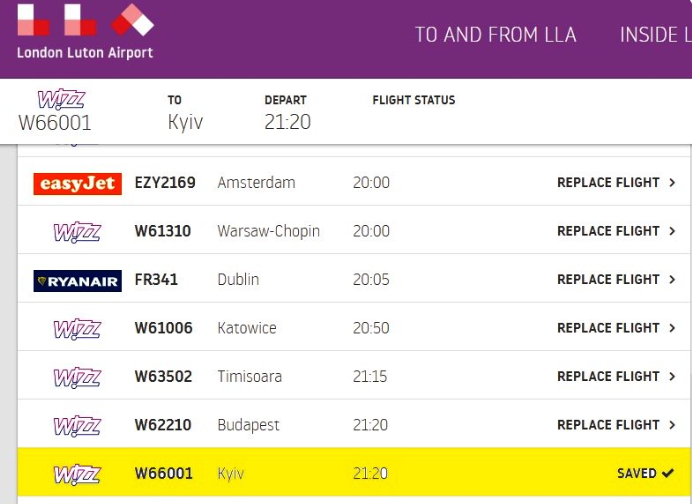 У лондонському аеропорті почали вживати коректну англомовну назву української столиці / фото twitter.com/UkrEmbLondon