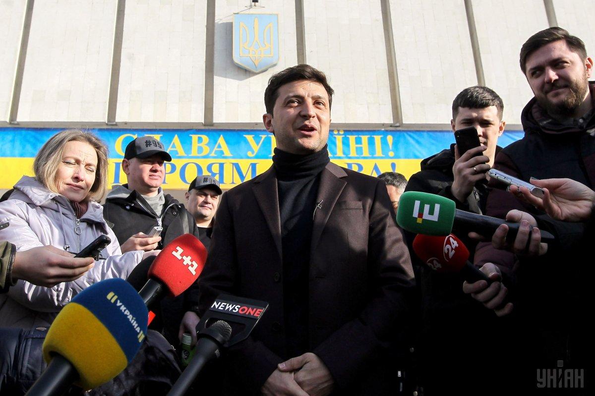 Володимир Зеленський лідирує в президентському рейтингу / фото УНІАН Володимир Зеленський лідирує в президентському рейтингу / фото УНІАН