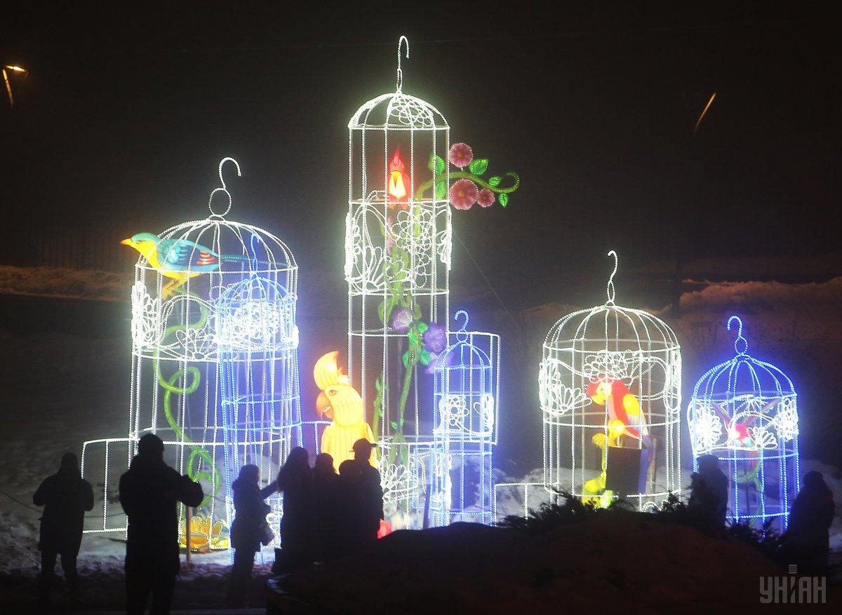 Фото Фестиваль китайских фонарей на Певческом поле в Киеве 15 февраля 2019