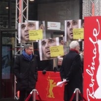 На Берлинале прошла акция в поддержку Сенцова
