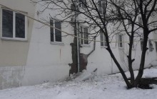 В Харькове упавшая сосулька оставила дом без газа