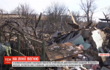 В Новолуганском российский снаряд полностью разрушил дом местного жителя (видео)