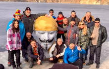 Дніпровські дайвери відправили Леніна на дно (фото, відео)