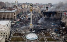 Протистояння у вогні: 5 років тому у Києві горів Будинок профспілок (фото, відео)