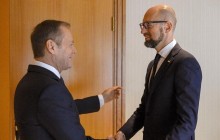 Яценюк на встрече с Туском: "Украина - это ключ к будущему Европы"