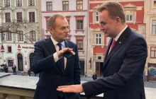 Садовий зустрівся з Туском у Львові