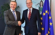 Президент НОК Бубка обсудил с Еврокомиссаром проведения европейской недели спорта в Украине