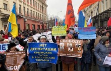 "Герої не вмирають": у центрі Москви проходить Марш пам'яті Бориса Нємцова (фото)