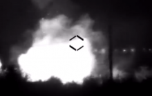 У ЗСУ показали "святковий феєрверк" на складі боєприпасів терористів (відео)