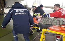 В Украине впервые провели эвакуацию больного воздушным транспортом (фото, видео)