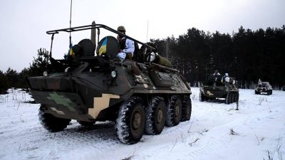 Pictures Tank drills in Ukraine's Chernihiv region 19 February 2019
