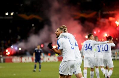Dynamo Kyiv's 1-0 win on February 21 / REUTERS
