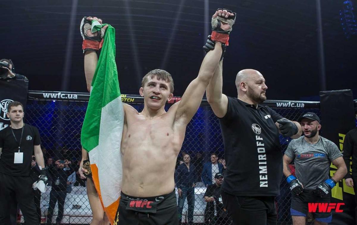 Блейн О Дрісколл виграв титул чемпіона в найлегчайшем вазі у Теймура Рагімова / wwfc.in.ua Блейн О Дрісколл виграв титул чемпіона в найлегчайшем вазі у Теймура Рагімова / wwfc.in.ua