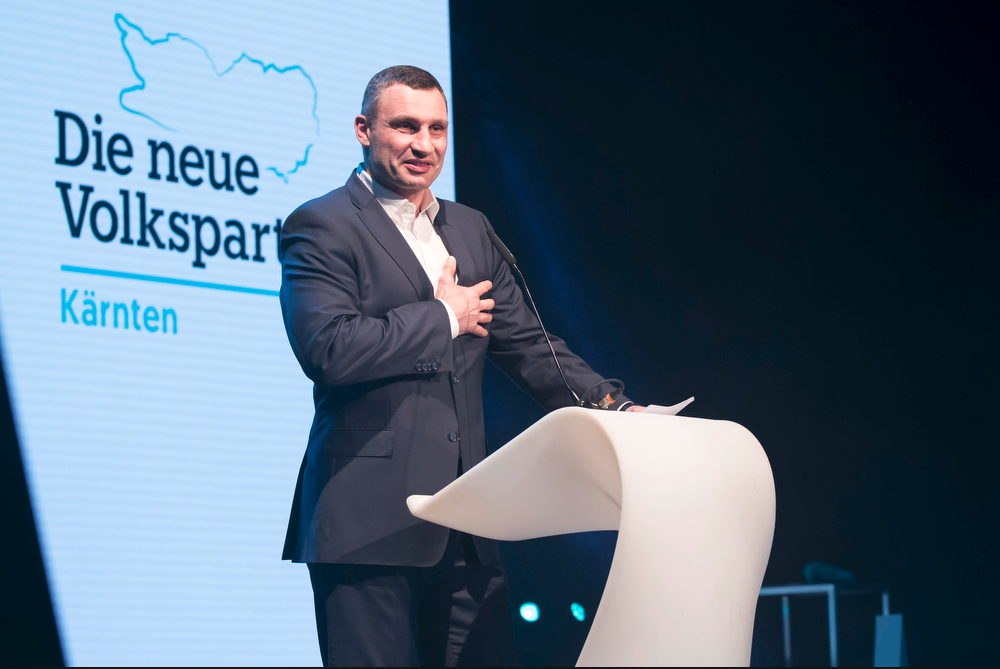 Кличко на з’їзді Австрійської народної партії: Україна зацікавлена у сильній та єдиній Європі Кличко на з’їзді Австрійської народної партії: Україна зацікавлена у сильній та єдиній Європі