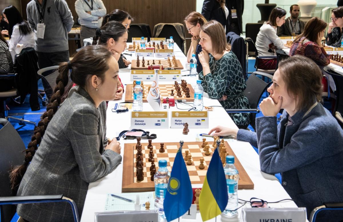 Українки зіграли всі чотири партії з шахматистками з Казахстану внічию / wteams.astana2019.fide.com Українки зіграли всі чотири партії з шахматистками з Казахстану внічию / wteams.astana2019.fide.com