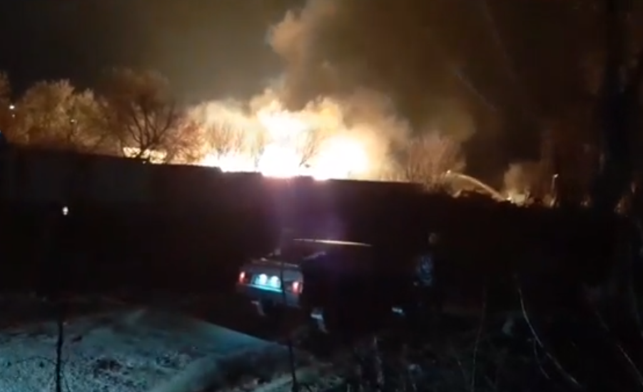 У Кропивницькому сталася низка вибухів / скріншот