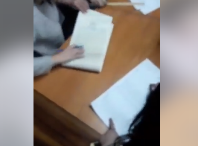 Відео інциденту з'явилося в мережі / Скріншот