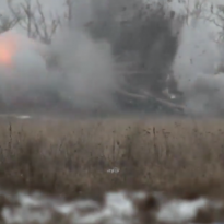 Ukrainian volunteer shows Ukrainian army's crushing blow on enemy position in Donbas (Video)
