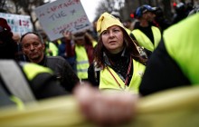 У Франції в акції «жовтих жилетів» взяли участь понад 20 тисяч осіб