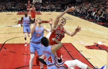 Украинец Лень набрал 28 очков за Атланту в матче с Чикаго в НБА