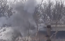 Joint Forces destroy enemy position in Yasynuvata (Video)