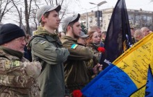 У Дніпрі на місці формування перших добробатів вшанували пам’ять загиблих добровольців