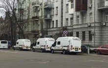 У центр Києва стягнули поліцію через акцію "Нацкорпусу", урядовий квартал перекрито (фото)