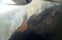На Одещині за допомогою авіації ліквідували пожежу очерету на площі 30 гектарів (відео)