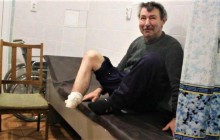 На Сумщині госпіталізували чоловіка, який через гангрену сам собі відрізав стопу ноги (відео)