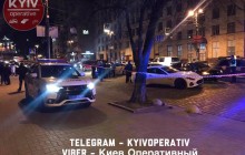 У центрі Києва водій Maserati влаштував стрілянину через ДТП (фото, відео)