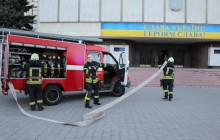 Столичные спасатели ликвидировали "пожар" в ЦИК (фото)