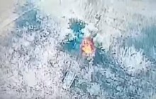 Raw video: Ukraine forces destroy enemy supply truck in Donbas warzone