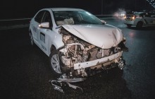 Масштабна ДТП під Києвом: на Бориспільській трасі через ожеледицю зіткнулись понад 20 авто (фото, відео)
