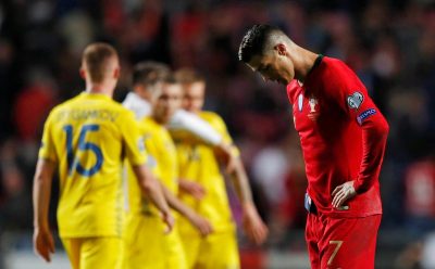 Pictures Ukraine vs. Portugal at Euro 2020 Qualifying Round 23 March 2019
