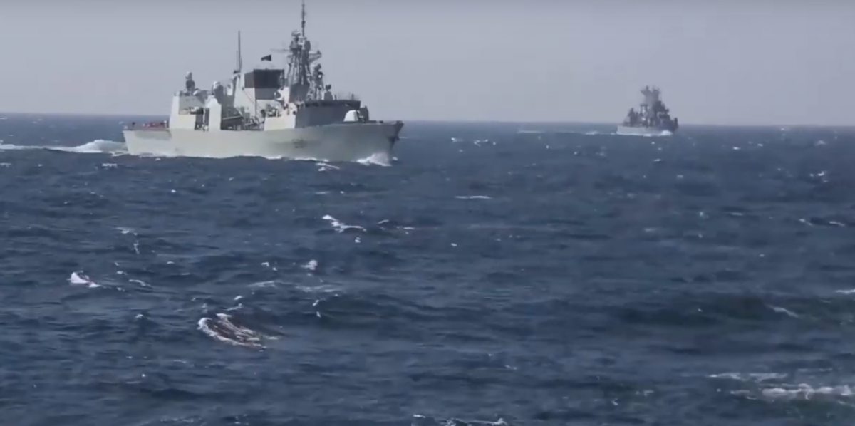 Шість кораблів НАТО проводять у Чорному морі 120-денні навчання / скріншот Шість кораблів НАТО проводять у Чорному морі 120-денні навчання / скріншот