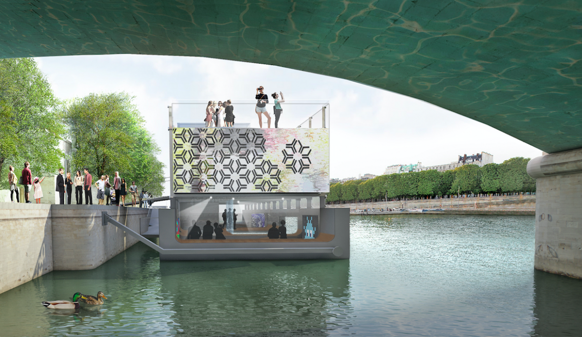 Проект став переможцем конкурсу Reinventer la Seine 2017 року \ fluctuart.fr Проект став переможцем конкурсу Reinventer la Seine 2017 року \ fluctuart.fr