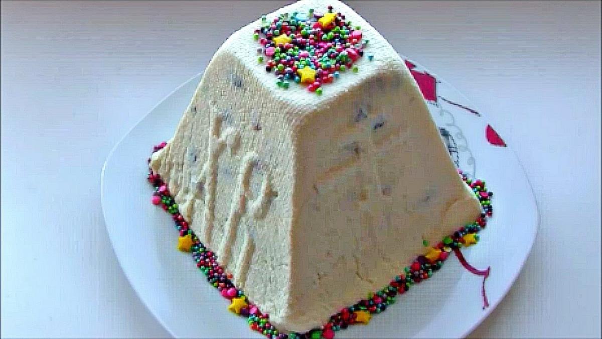 Творожная "Царская" пасха Творожная "Царская" пасха