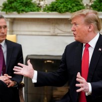 Trump hopes Russia won't be threat to NATO security