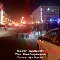 Man hijacks police car, hits officer at Maidan in Kyiv