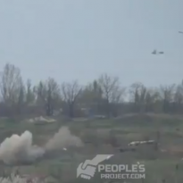 Ukrainian officer posts raw video of double strike on enemy positions in Donbas