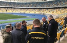 Силовики начали подготовку НСК "Олимпийский" к дебатам (фото)