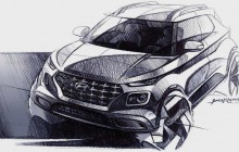 Hyundai показала дизайн нового компактного кроссовера Venue