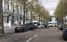 Man held in attempted murder probe after incident outside Ukrainian embassy