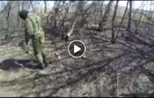 "Сняли онлайн-экшн": появилось видео подрыва боевиков "ЛДНР" на собственной мине